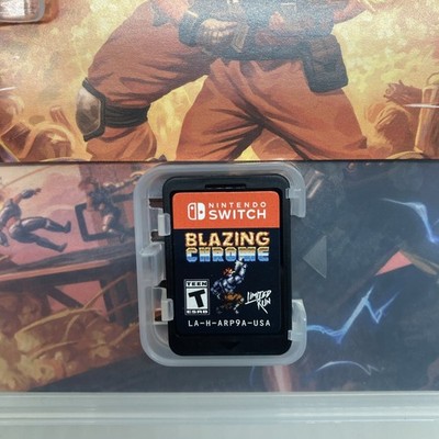 Blazing Chrome Limited Run Spiel Nintendo Switch Gebraucht, guter Zustand