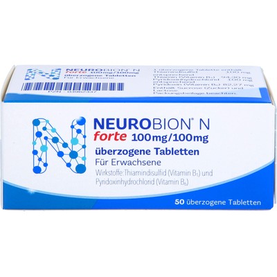 Neurobion N forte Tabletten gegen neurologische System, 50 St. Tabletten 3962337