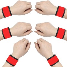 Led Glow Slap Bracelet Light Up Wristband 6pack High Visibility Safety Band For
