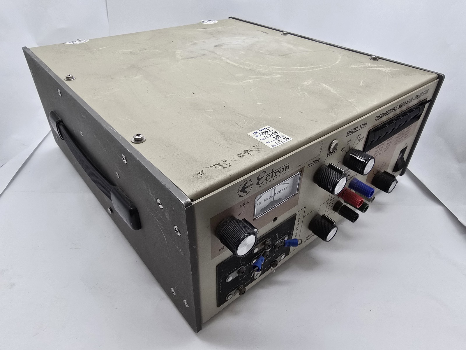 Ectron 1100F Thermocouple Simulator-Calibrator Type J K T E 115 VAC