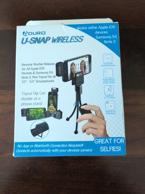 ADURO TRIPOD U-SNAP WIRELESS CAMERA REMOTE CLICKER