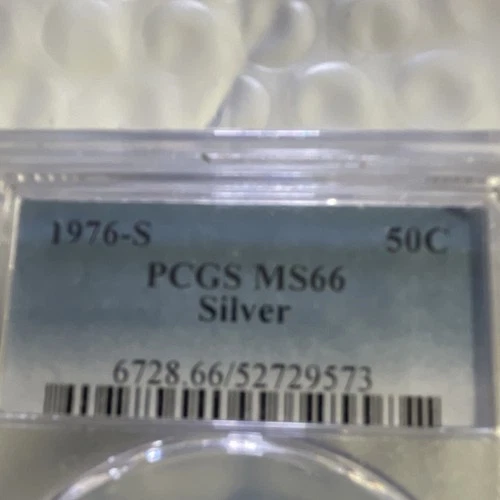 1976 Kennedy Half Dollar 50C San Francisco Silver PCGS MS66 Uncirculated Coin