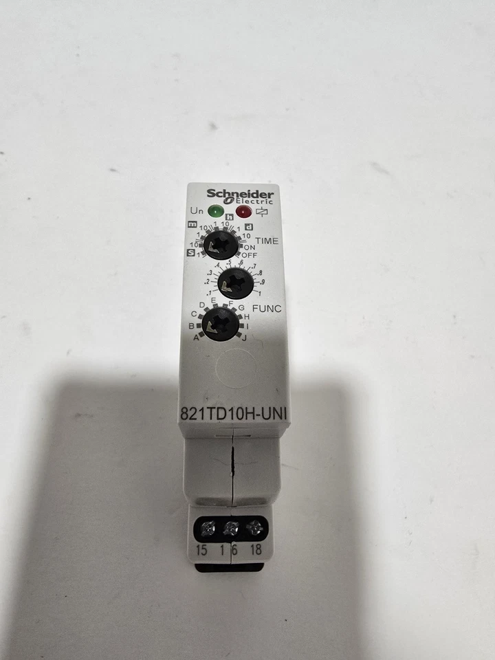 Schneider Electric 821TD10H-UNI Ac/Dc 12-240v relé de atraso de tempo montagem em trilho din - Imagem 2 de 4