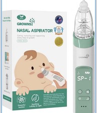GROWNSY Nasal Aspirator for Baby, Electric Baby Nose Sucker with Larger Suction