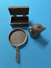 Vintage Best of the West Johnny West Accessories Pan, Coffee Pot,  Chest
