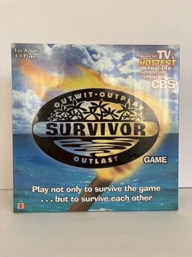 Vintage CBS SURVIVOR Board Game NEW Sealed! 2000 Mattel