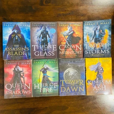 Throne Of Glass 8 Book Set By Sarah J Maas [Paperback English Book Soft Cover]