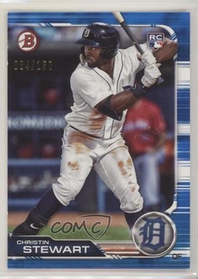 2019 Bowman Blue 4/150 Christin Stewart #33 Rookie RC 5i1