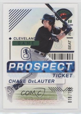 2024 Panini Prospect Edition Blue /199 Chase Delauter #14 0c3
