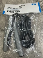 Champro Professional Speed Rope 8 Ft Jump Rubberized Rope Training Endurance