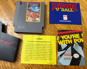 Super Spike V'ball complete in box seal nintendo nes volleyball factory MINT