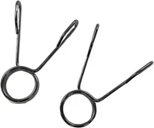 2 Pcs Barbell Clamps Dumbbell Spring Clips 2 Inch Weight Bars Clips