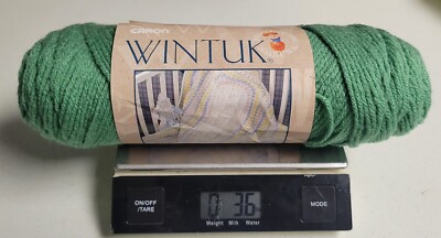 Vintage Caron Wintuk 100% Monsanto Acrylic Yarn 3.5 oz Spring Meadow Green #3046