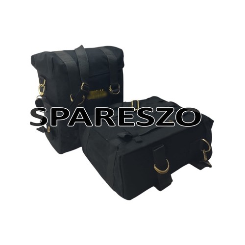 "PANNIER PAIR, BLACK & MOUNTING KIT" Fit For Royal Enfield Super Meteor 650 - Picture 5 of 17