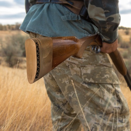Gewehr Flinte Slip On Rückstoß Pad Hinterschaft Gewehr Jagd Schutz Gummi Flinte - Bild 7 von 9