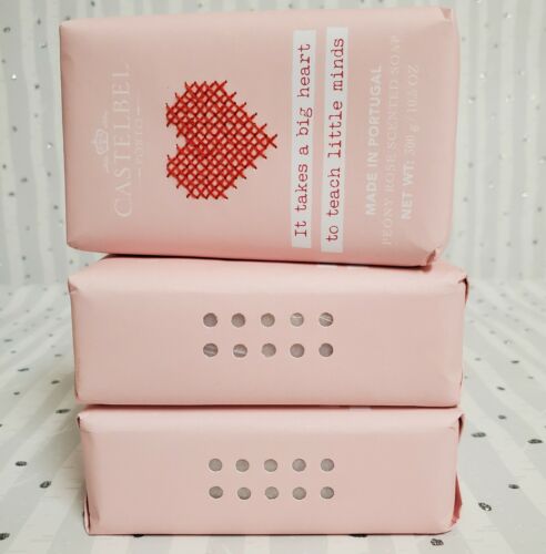 Castelbel Porto Peony Rose Scented Soap 3 Bars 10.5 oz Each - Picture 7 of 8