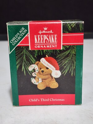 1992 Hallmark Keepsake Ornament Child's Third Christmas IN BOX