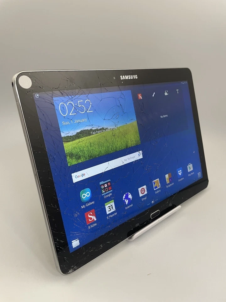 Samsung Galaxy Note 10.1 P600 Black Wi-Fi 16GB 10.1" 8MP Android Tablet Cracked - Image 2 of 4