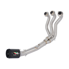 Exhaust Muffler Tips Carbon Header Pipe Full System for Yamaha FZ09 FJ09 2015-20