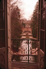 1958 Garden View Schloss Hellbrunn Chateau Palace Salzburg Austria 35mm Slide