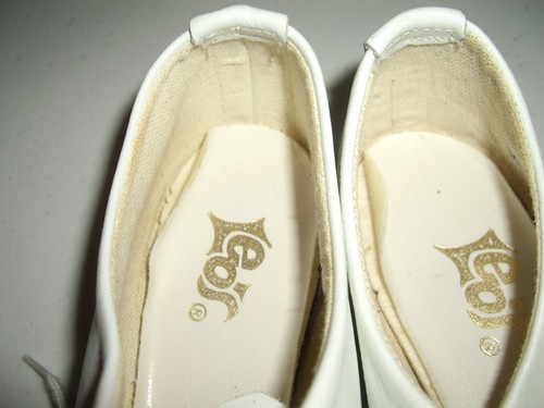 NEW Girls Size 2M Leo's 7027 Tremaine White Leather Soft Sole Jazz Dance Shoes - Picture 4 of 4