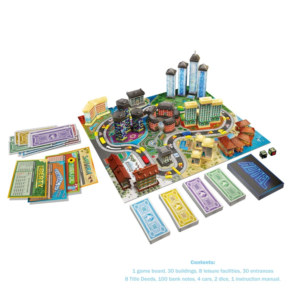 Hotel Family Board Game from IDEAL - NEW - Fun Strategy Game for All Ages - Image 3 of 4