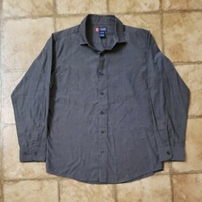 Boys Youth Button Long Sleeve Shirt Chaps Size Large (14-16)