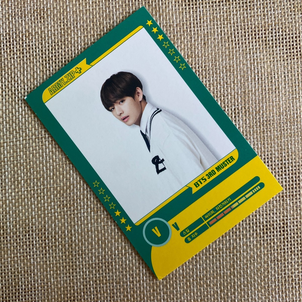 BTS V 3/7 [ 3rd Muster ARMY.ZIP ] Official Player Card Photocard