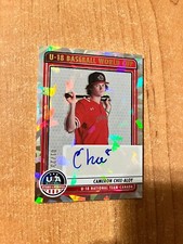 2023 Panini Stars & Stripes - Cameron Chee-Aloy - Cracked Ice World Cup Auto /23