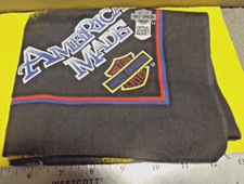 Vintage Harley Davidson MOTORCYCLE Bandanna Scarf USA 1980s New Old Stock