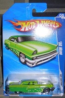 Hot Wheels 2010 Hot Auction Green W/ Flames 05 Of 10 '56 Merc on sale Hot Wheels 2010 Hot Auction Green W/ Flames 05 Of 10 '56 Merc on sale