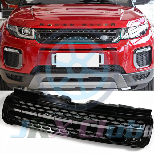 Black ABS Front Middle Grille Vent For Land Rover Range Rover Evoque 2012-2019 - Picture 1 of 6