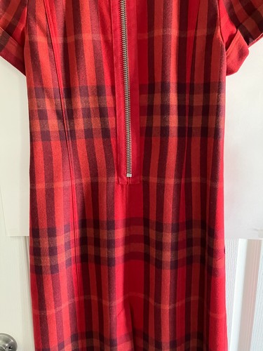 Burberry Brit rot kariertes Kleid Größe 4 Urlaub Weihnachten knielang - Bild 9 von 12