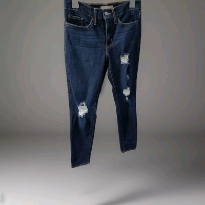 Levi's Women's Distressed Slimming 311 Size 27 Shaping Skinny Ankle Jeans