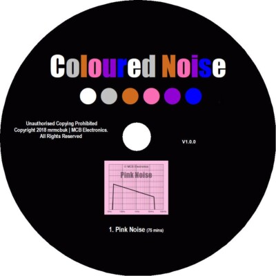 IE Pink Noise Test Tones CD Relaxation Meditation Background Block Out Tinnitus