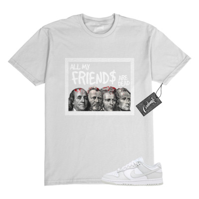 Dunk Photon Dust White Light Grey Low T Shirt to Match PREZ