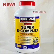 Kirkland Signature Super B-Complex with Electrolytes, 500 Tablets