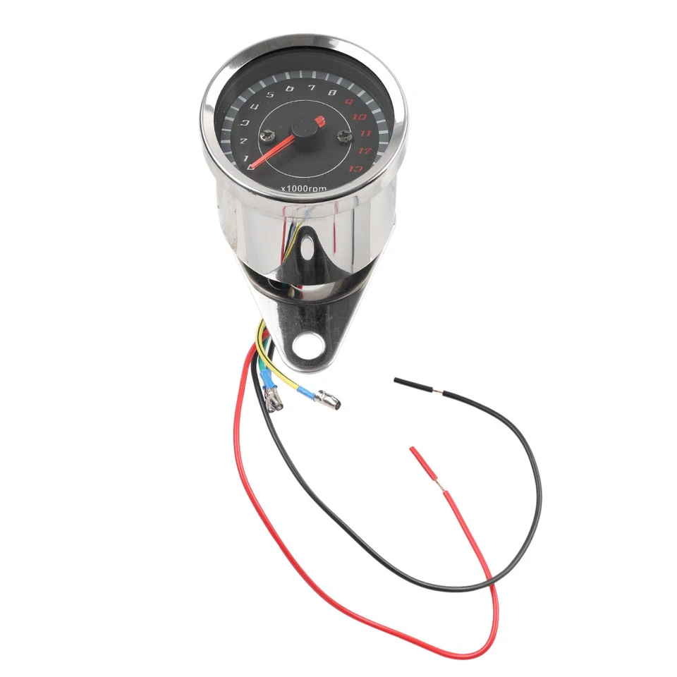 Night Light Tachometer Gauge Chrome for Harley XL Sportster 1200 883 Foto 2 de 4