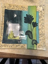 Abstract Elizabeth Monro’s Montage Plate 8” Square
