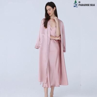25MM 100% Silk Long Dress Robe Bath Robe  Only
