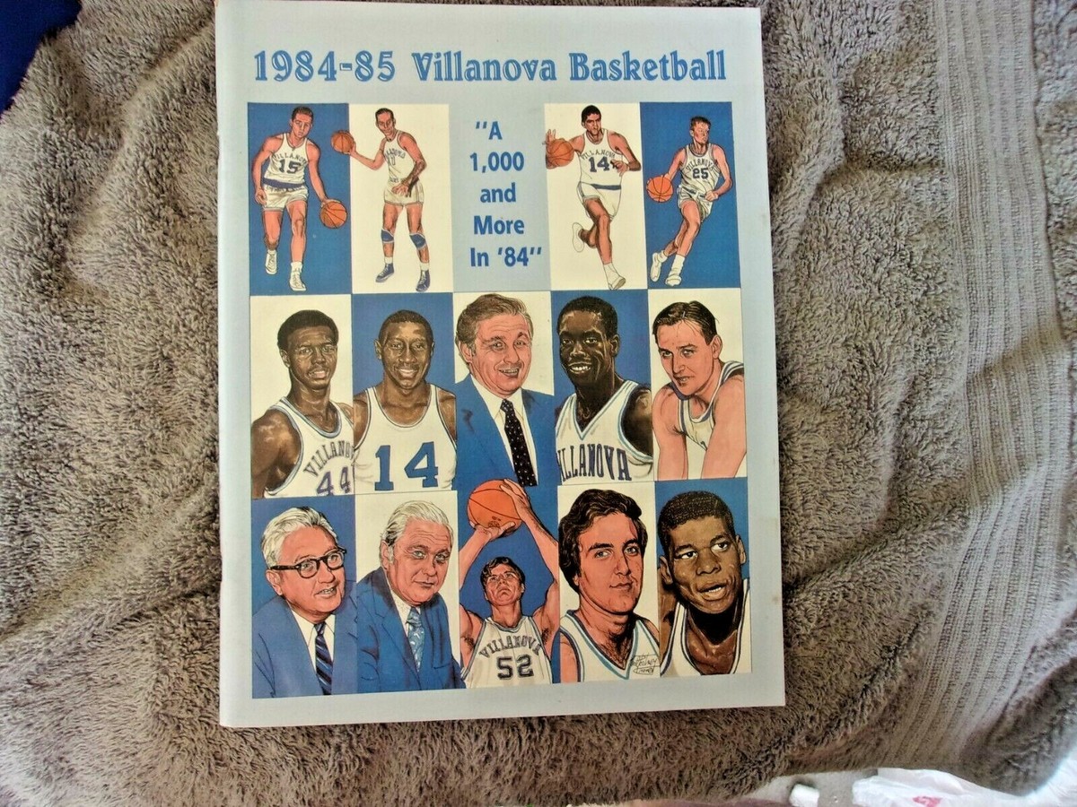 1984-85 VILLANOVA WILDCATS BASKETBALL MEDIA GUIDE Yearbook 1985