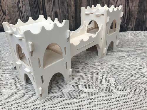 Hamster Castle - Formaldehyde Free, Non Toxic, Wooden, Slot Together & Modular - Picture 7 of 11