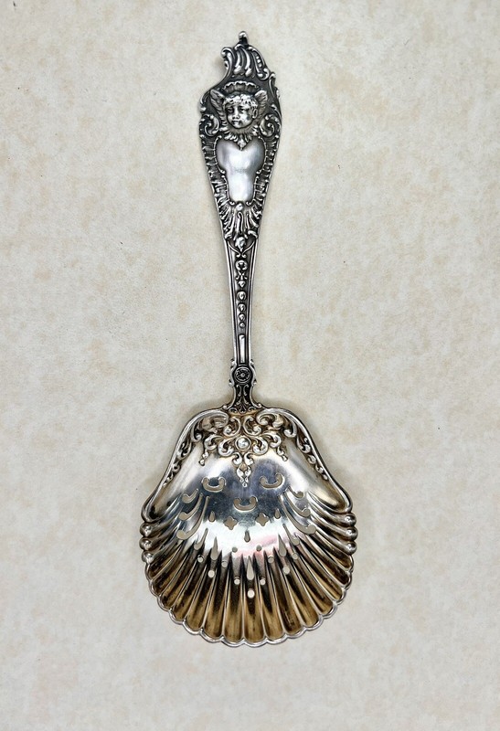 Antique Mechanics Silver Co Sterling Silver Bon Bon Spoon