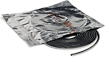 Super Spacer Edgetech 66' Black Weather stripping Roll 1/4" Thickness Seal Strip - Picture 3 of 3