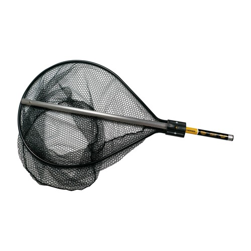 Landing Net, 20 x 23 Hoop , Meshguard Netting, 36 in Collapsable Handle - Picture 3 of 8
