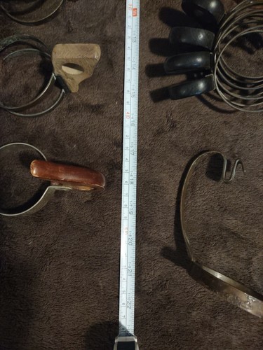 VTG Wood Handled Metal Tumbler / Cup Holders Various Styles & Sizes 26 Available - Picture 23 of 24