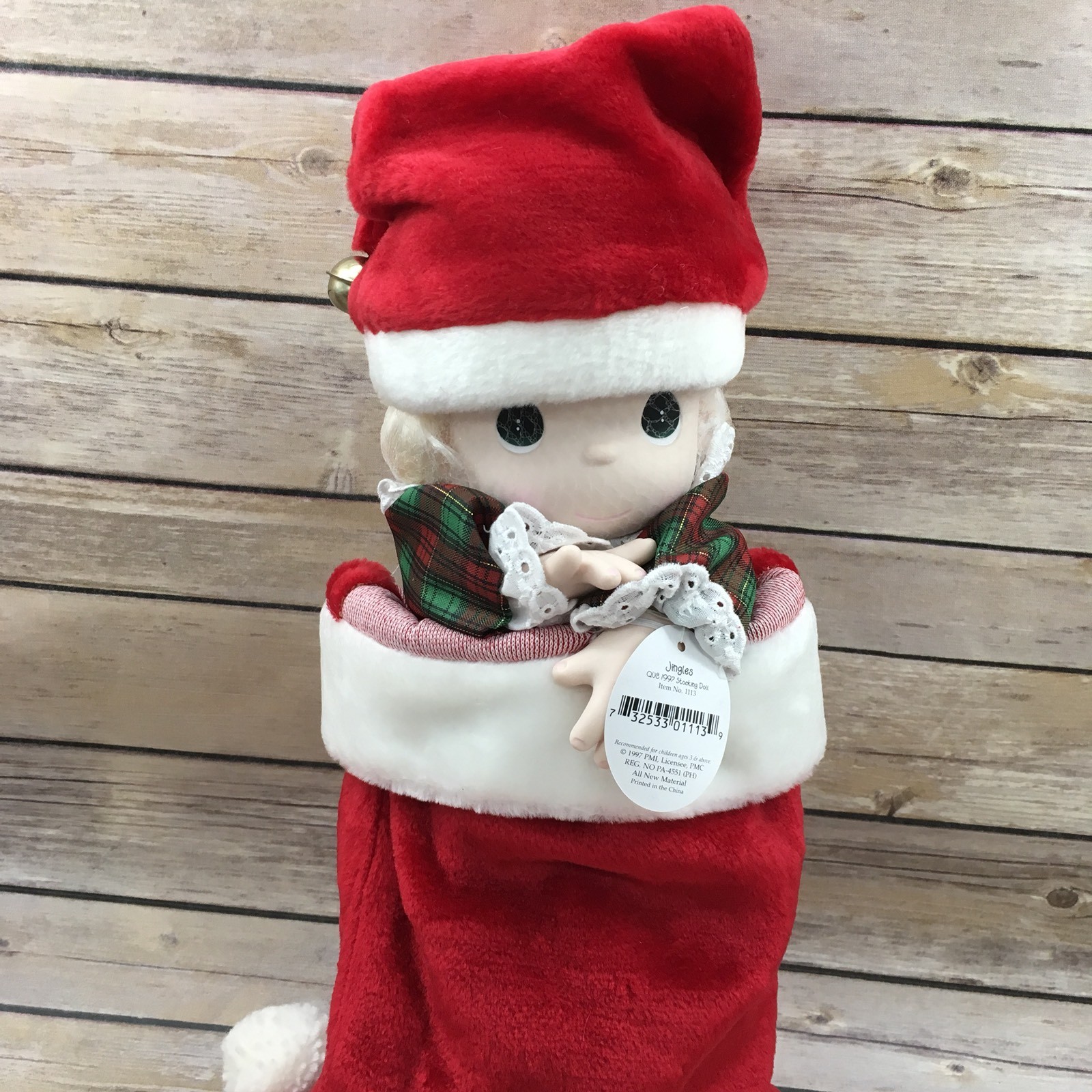 precious moments christmas stocking dolls