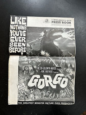 GORGO 1961 MGM Film Press Book (app. 12" x 17", folded) w/B+W pix (VG shape)
