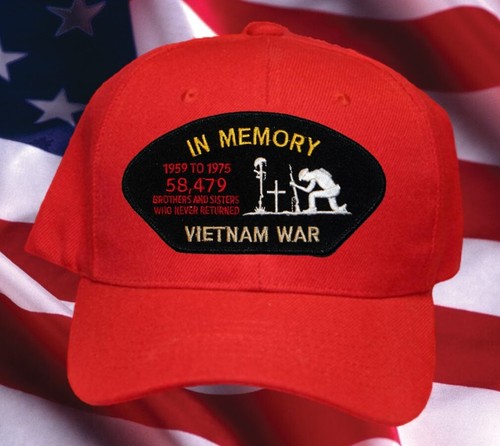 IN MEMORY 58479 POW KIA VIETNAM HAT PATCH CAP MARINE ARMY NAVY AIR FORCE USCG - Picture 3 of 26