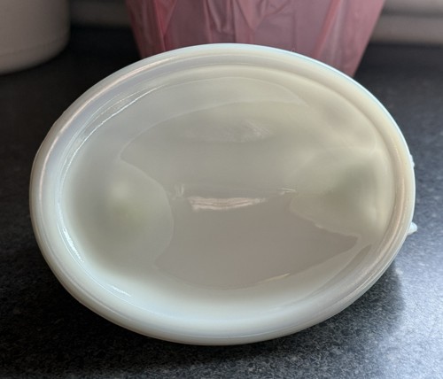 Mosser Glas USA Henne auf Nest MILCHGLAS (weiß) Karneval - NEU 6,5" irisierend - Bild 6 von 7